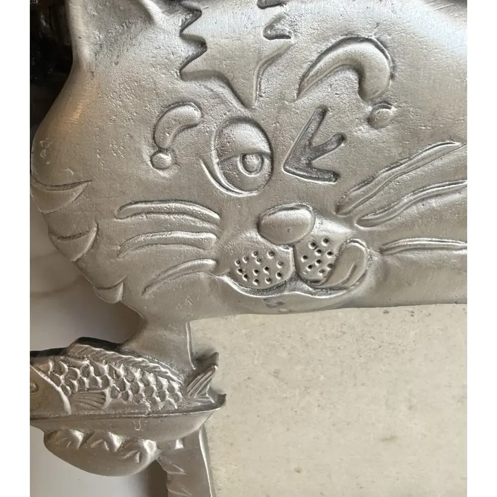 Sixtrees Pewter Cat Kitten Fish Picture Frame 6